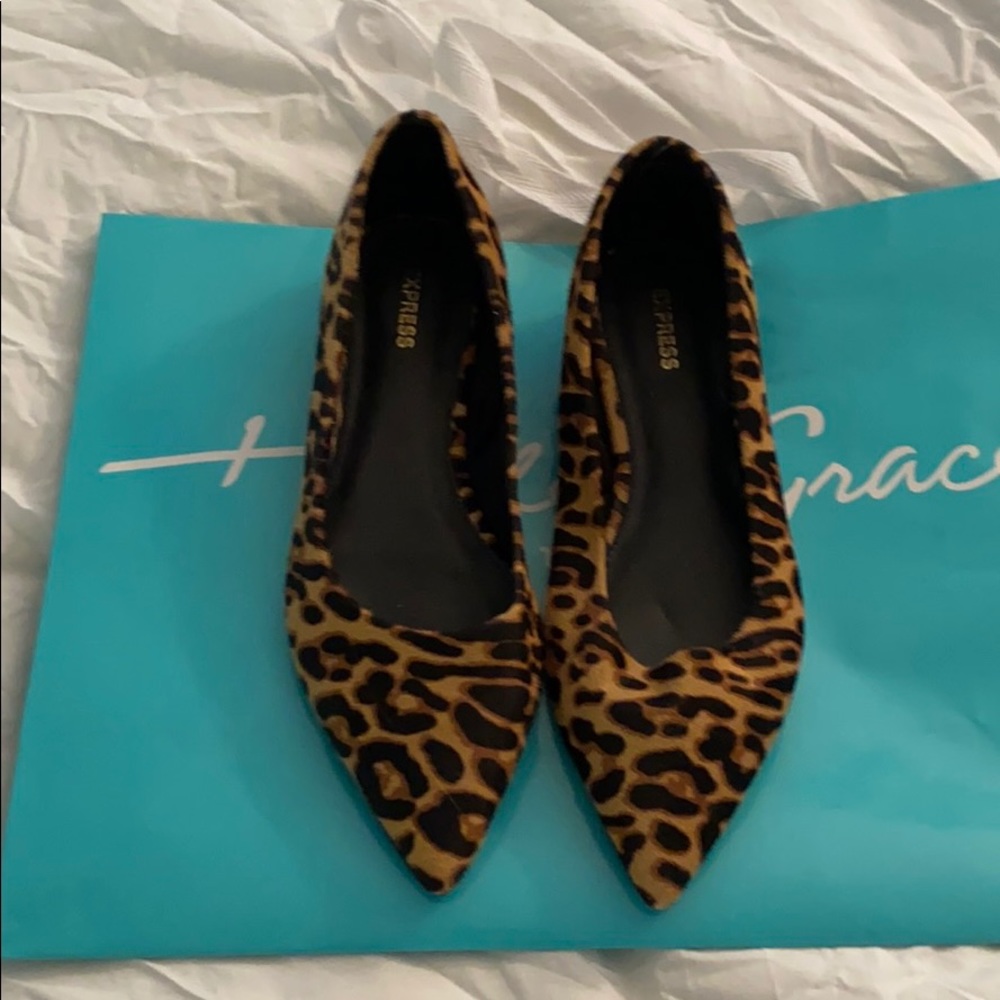 Cheetah print flats